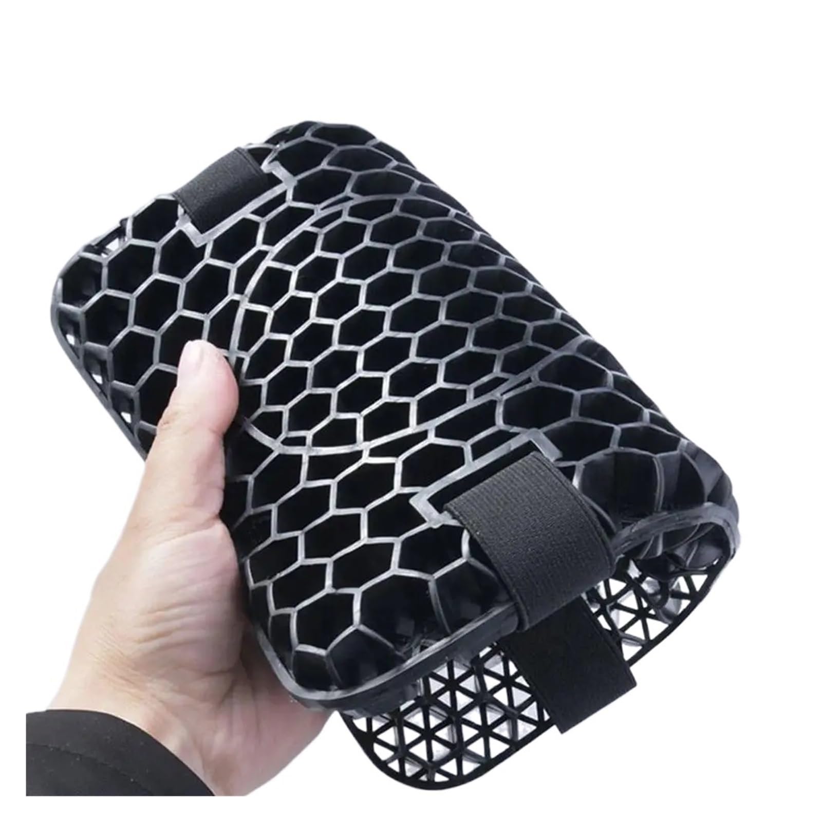 Cuscino per sella moto 3D a nido d'ape per cuscino del sedile Per Moto Struttura in gel Antiurto Traspirante Comfort Sollievo dalla pressione