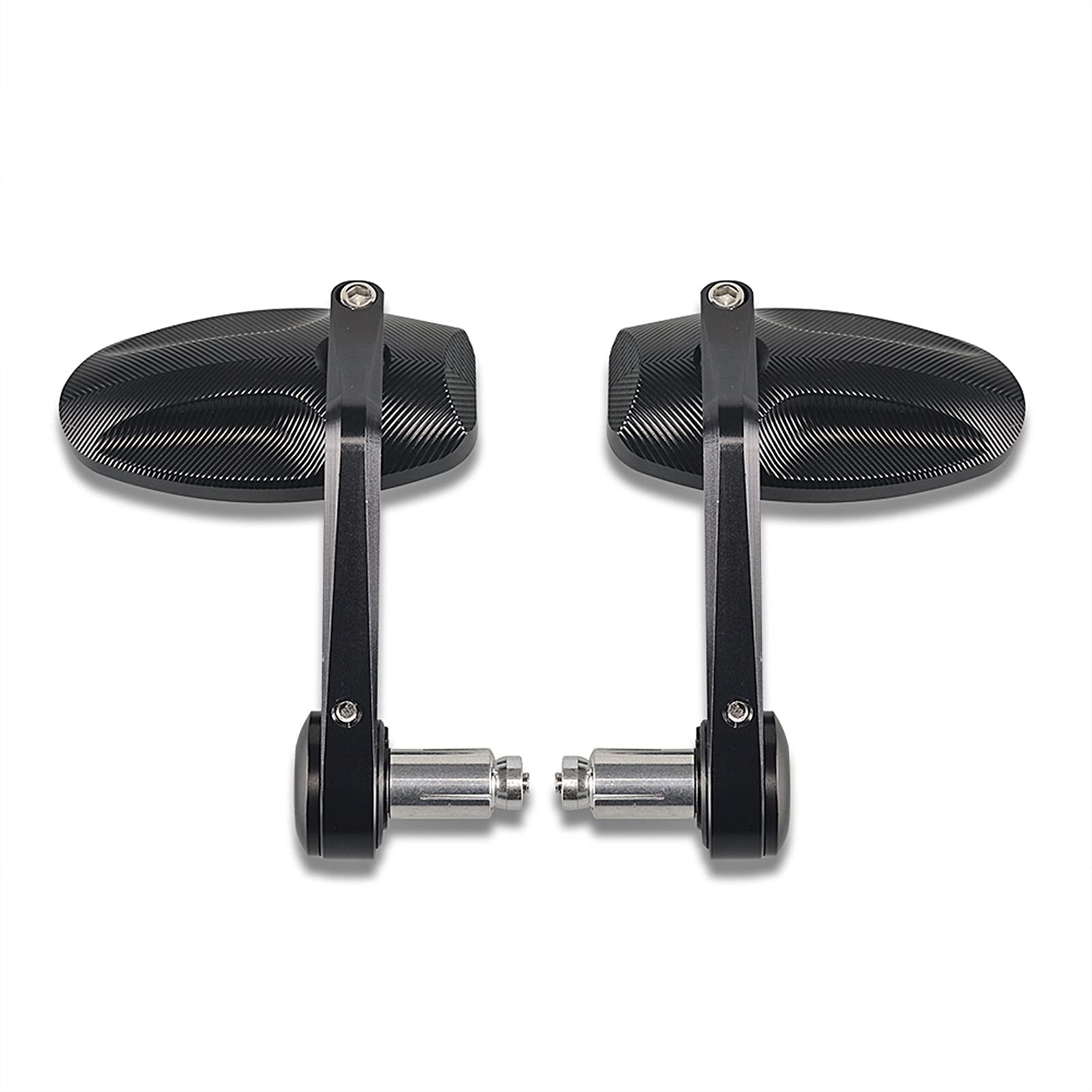 para Accesorios Speed Triple Motocross 1 Par 7/8 22mm Universal CNC Extremo De Barra De Motocicleta Espejos Retrovisores Negros Laterales Espejos