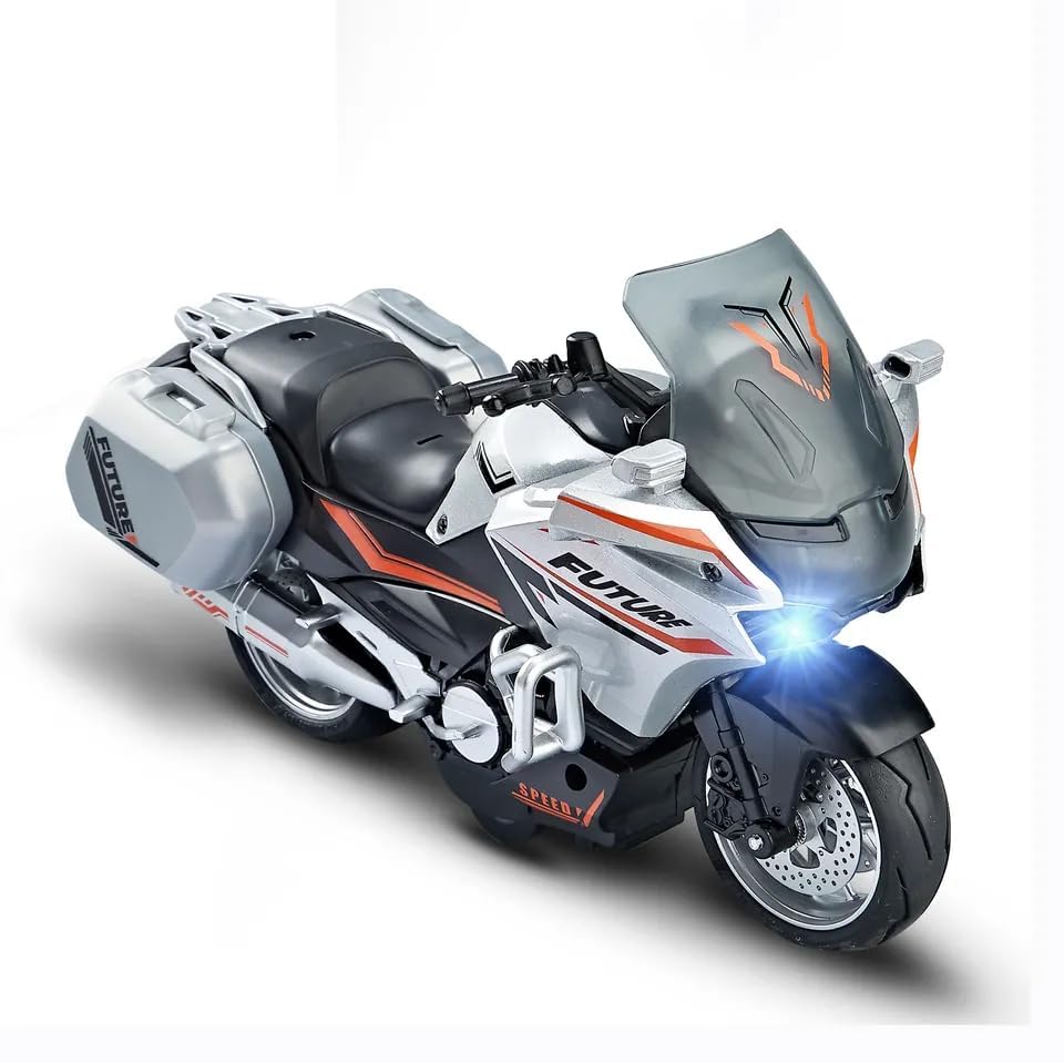 Nirvikalp Enterprise Pull-Back Vehicles Alloy Simulation Superbike with Lights and Sound Also for Car Dashboard, Kids, and Adults Diecast Motorcycle Toy Bike Scale Model【Random Colour】 (B0CMQ4T91M) Amazon Price History, Amazon Price Tracker