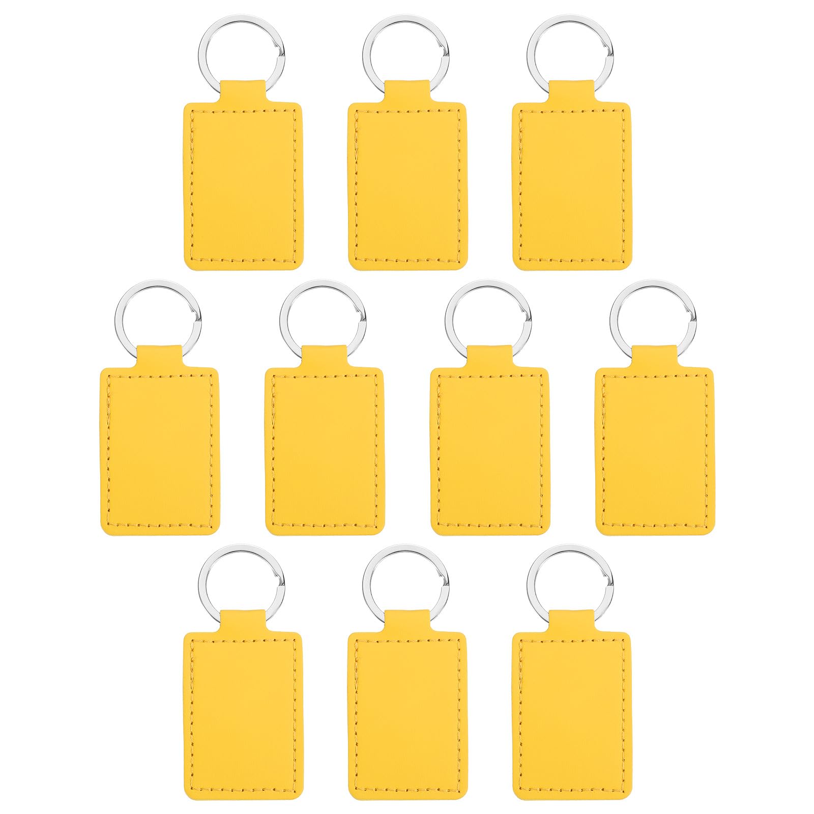 PATIKIL Leather Blank Keychains