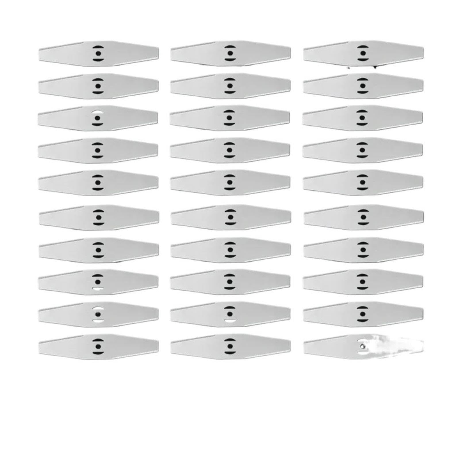 150mm Replacement Saw Blades Metal Trimmer Head For Cordless Battery Lawn Mower Garden Grass Cutting Tools Weed Trimmer Mower Blade(30PCS Blade)