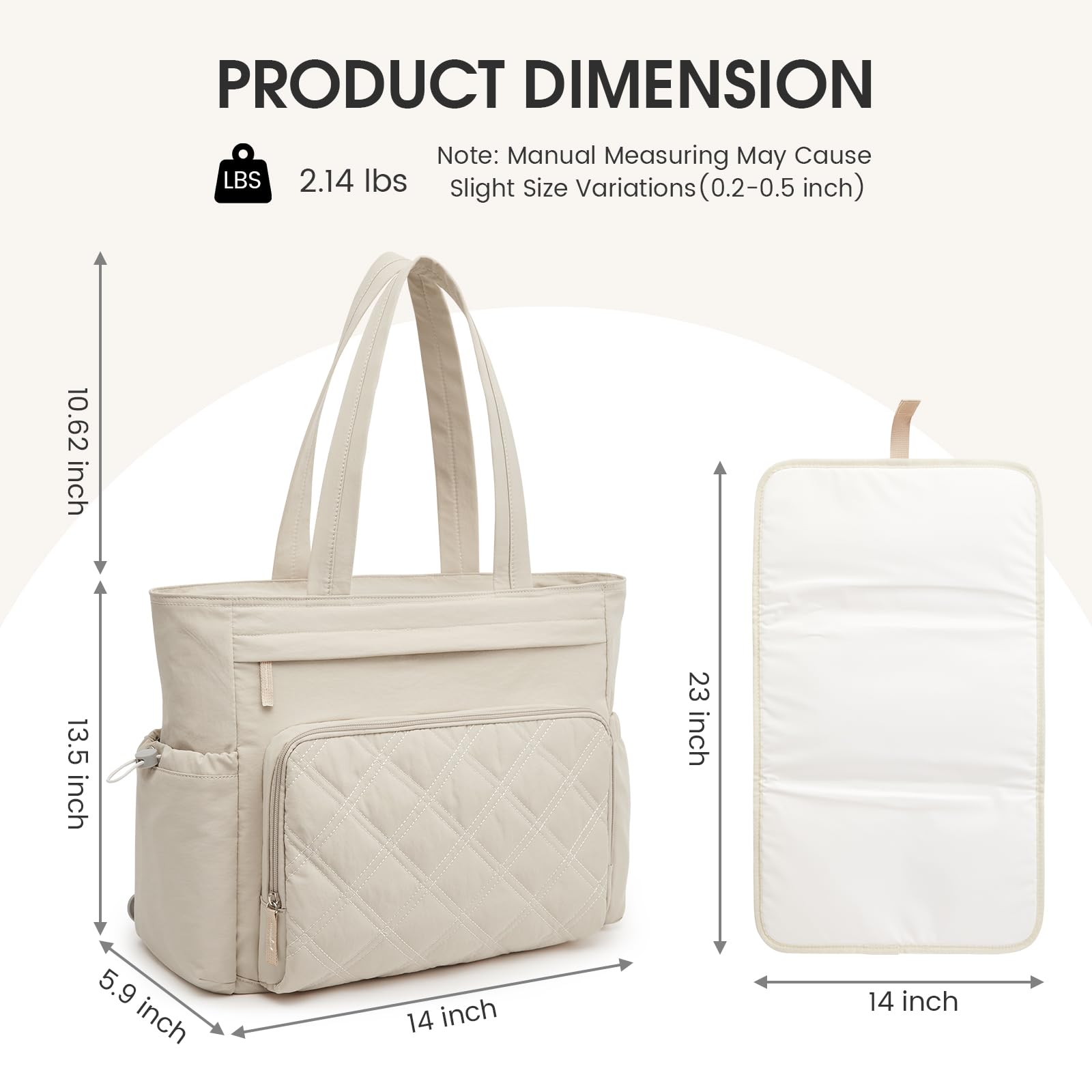 G4Free 3-in-1 Wickeltasche, Wickelrucksack Groß mit Wickelunterlage, Multifunktions Babytasche Fächern für Damen und Herren, Kinderwagenhaken Diaper Bag für Reisen/Babypflege