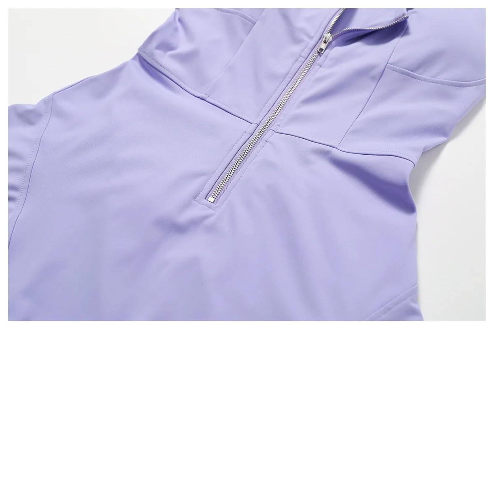 Mono de Yoga Mujer Body de Yoga sin mangas con cremallera for mujer, conjunto falda, ropa gimnasio, chándal entrenamiento realce, baile y Fitness