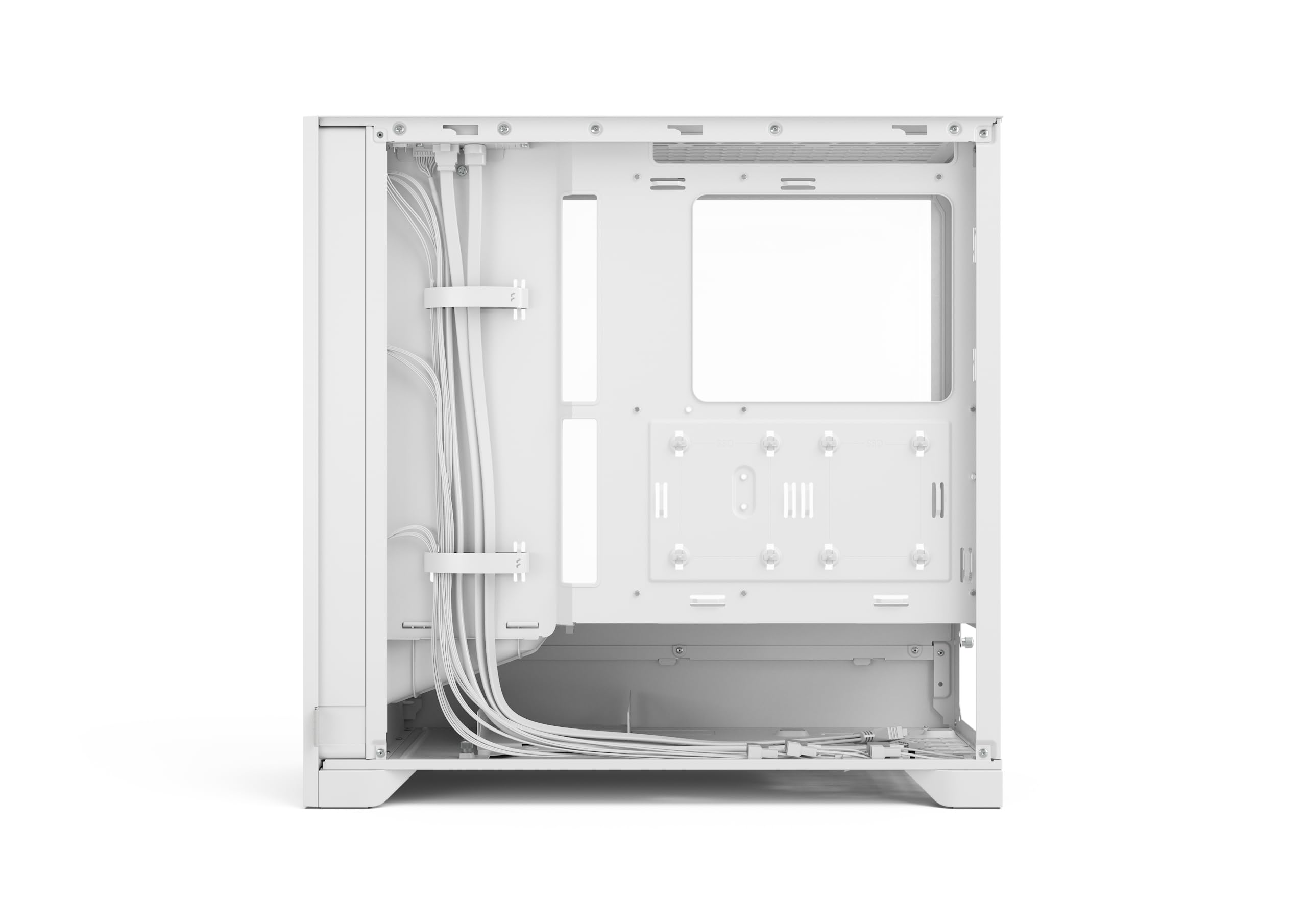 Fractal Design Pop 2 Air White RGB - Tempered Glass - Performance Airflow PC Gaming Case - Mesh Front Panel - Three 120 mm RGB Fans Included - Spacious Interior - ATX/mATX/ITX Motherboard Support