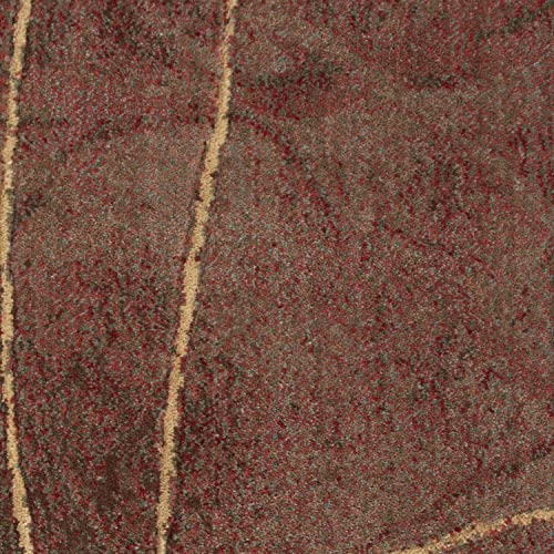 Nourison Somerset Rustic Multicolor 5'3" X 7'5" Area-Rug, Easy-Cleaning, Non Shedding, Bed Room, Living Room, Dining Room, Kitchen (5X7) #TOP5