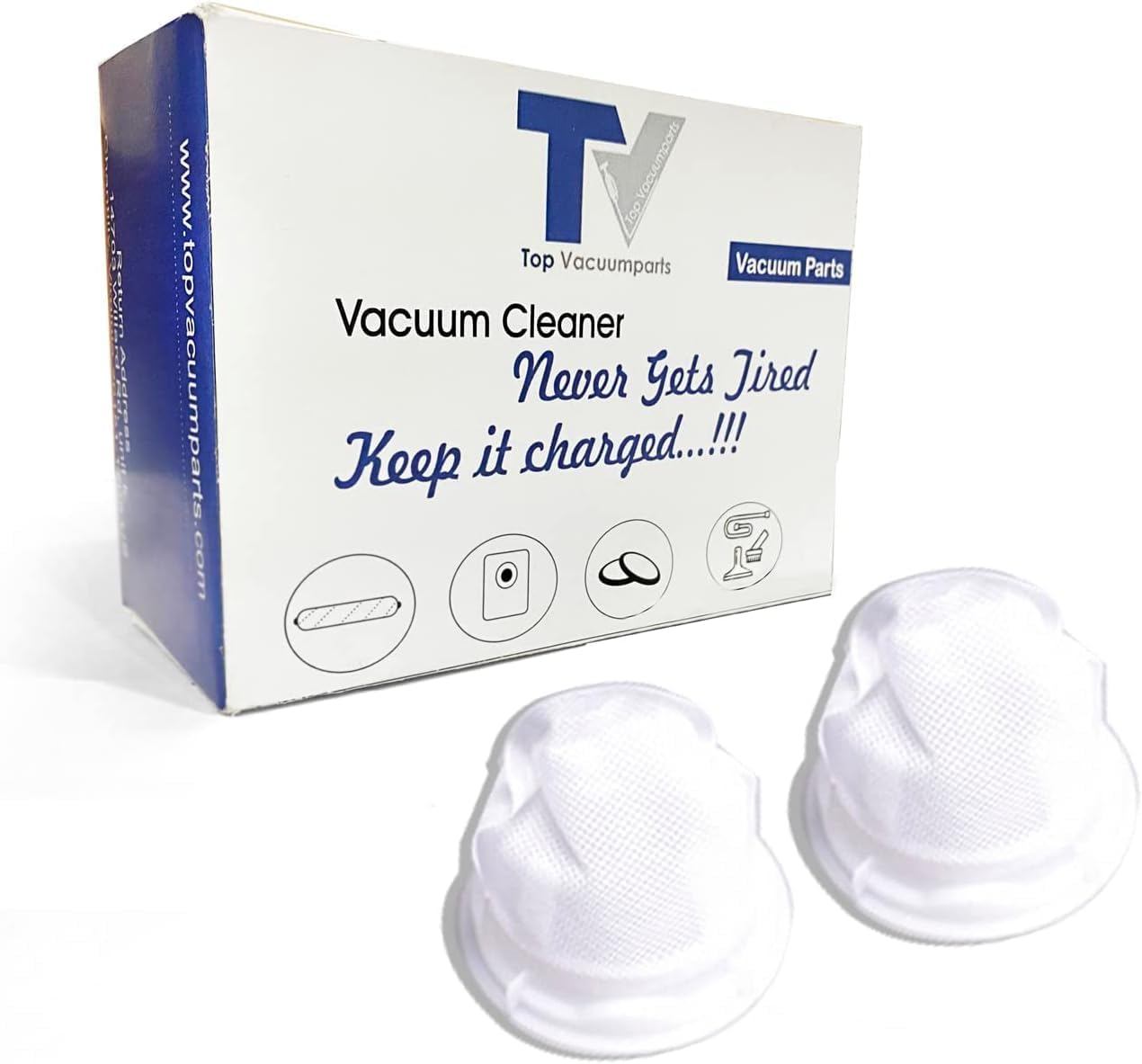 Replacement Part For Bissell Vacuum Filter for Feather Weight 3105, 3106, 3045 Models 6PK # compare to part 3204E