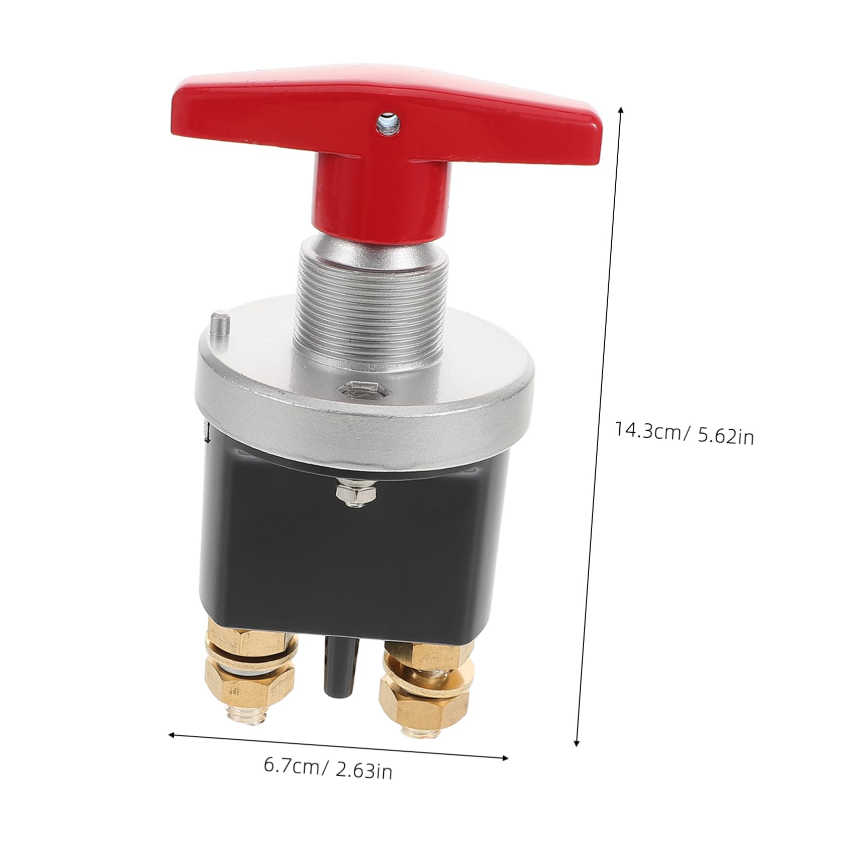 STOBAZA Battery Cut Off Switch with Out Plate Heavy Duty Disconnect for Truck Rv Yacht Safety Switch to Prevent Drain Rapid Emergency Shutdown High Compatibility