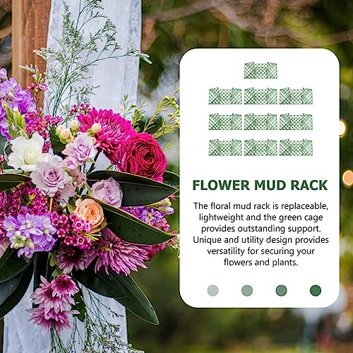 Yardwe 20PCS Floral Foam Cage Square Flower Arrangement Holder for Fresh Flower Table Centerpiece Floral Arrangement 23.5 x 11 x 9 cm - Image 4