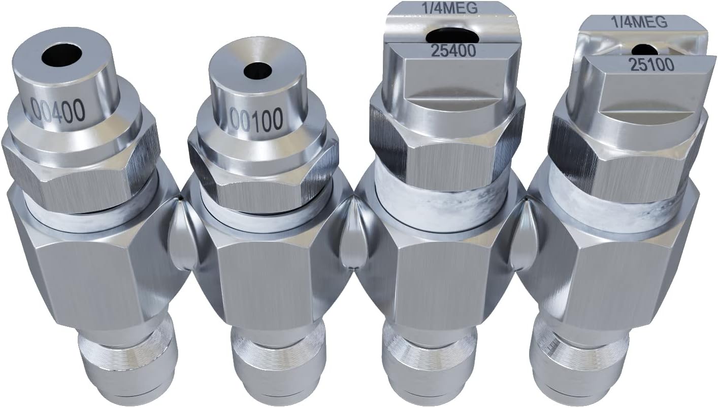 Jariko Jrod Pressure Washer Nozzle 4 GPM - High Pressure J rod Hose Nozzle - 1/4" Quick Connect for Soft Wash System - 4 Way Pressure Washer - 4 Tip Soft Wash Nozzle - Pressure Washer Accessories