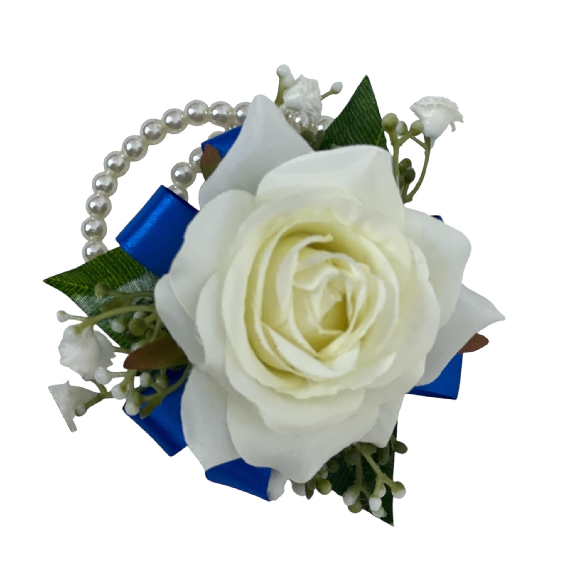 Artificial Wedding Flowers bouquets Silk Roses (wrist corsage)