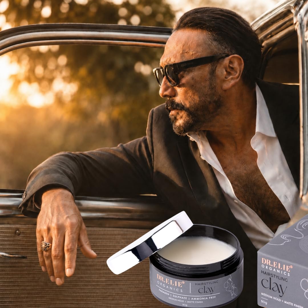 Hair Clay for Men & Women | Styling Wax | Medium Hold | Matte Finish | Restylable | Volumizing | Easy to Wash Off | Paraben & Sulphate Free | Unisex | 50g (1, 50, Millilitres) 3