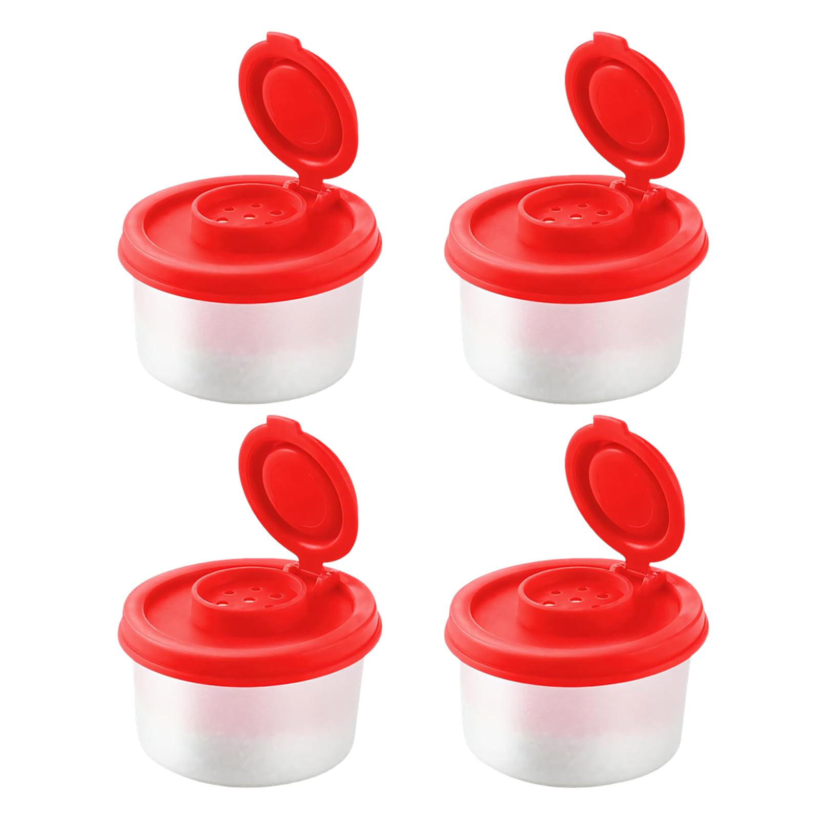 jiingekk Condiment Jars Leakproof Lid Ideal for Home Use and Outdoor Activity Seasoning Bottles