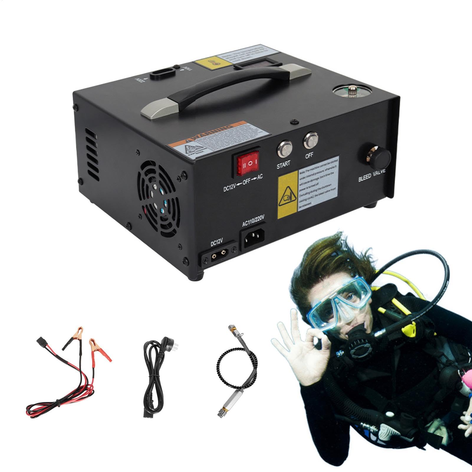 Inflador De Neumáticos Compresor De Aire Bomba Compresor Aire eléctrico | Bomba Para Neumáticos Para Neumáticos De Coche, Moto, Bicicleta, Camión, SUV Y Balones Deportivos