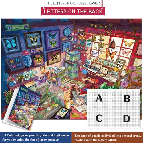 Puzzle Jigsaw Butterfly Institute 14+ años miniatura 3