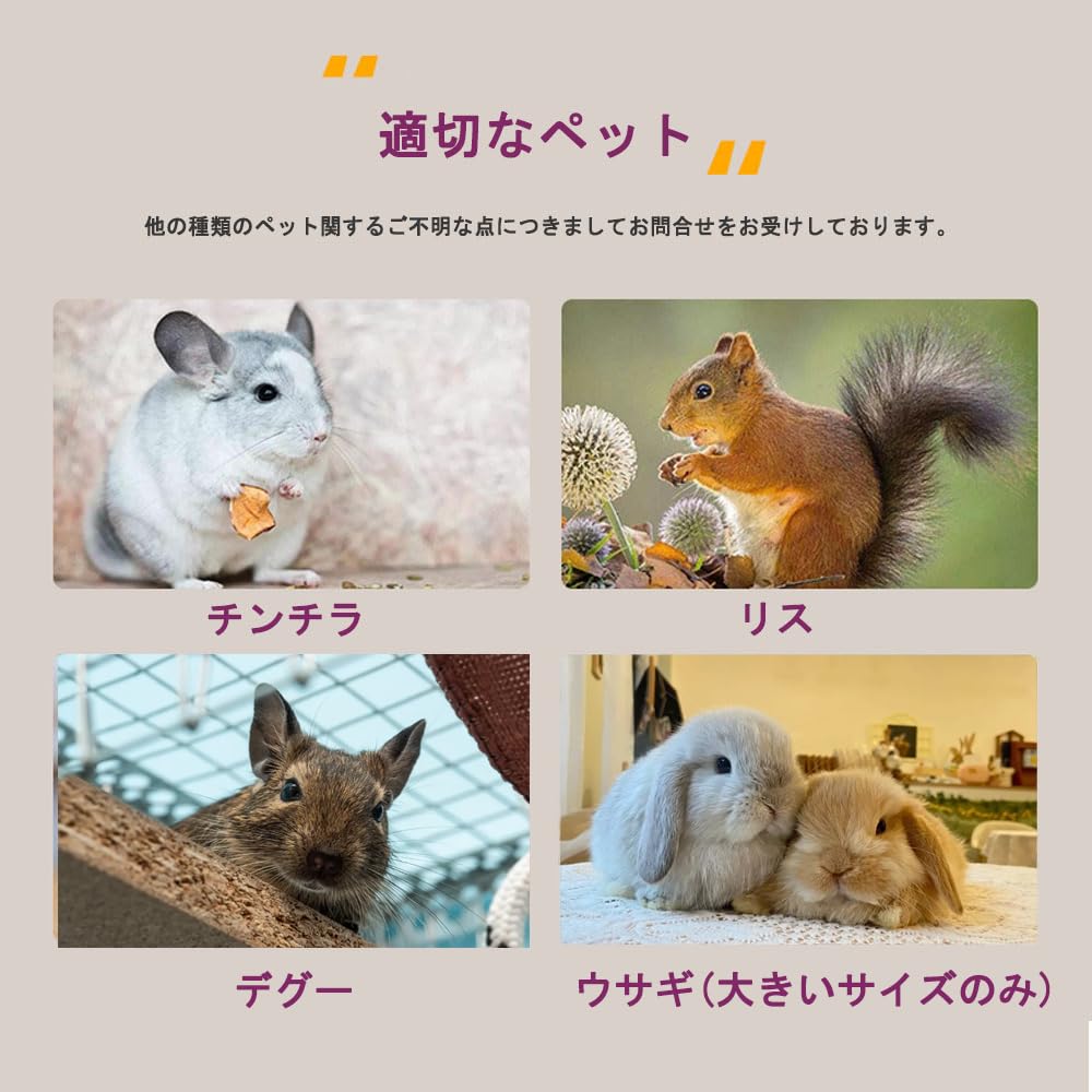 Amazon | CHIIRAKU チンチラハウス デグーハウス ペットハウス 木製