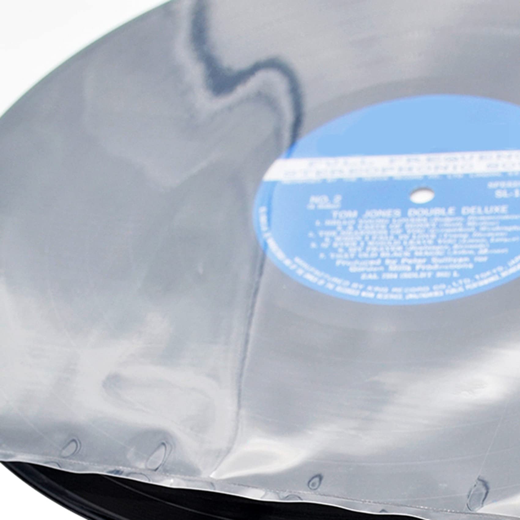 180 Buste Scoperte Piatte 6,7 Maniche Esterne nel Plastica per Dischi Rigidi nel Vinile per 12 Pollici Double/Gatefold 2LP 3LP 4LP