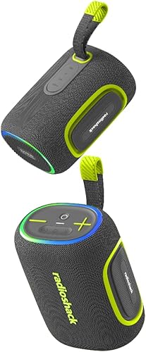 Miniatura 2 de RadioShack Altavoz portátil de sonido en vivo IPX5 de 40 W, Bluetooth, altavoz portátil, negro, 4001793, 40 vatios, de pie, plástico