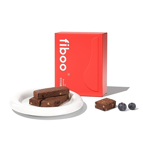 Fiboo Barras Portein, barras de desayuno, barra de refrigerio saludable sin azúcares, barra energética de 0.23 oz de barras de proteínas para