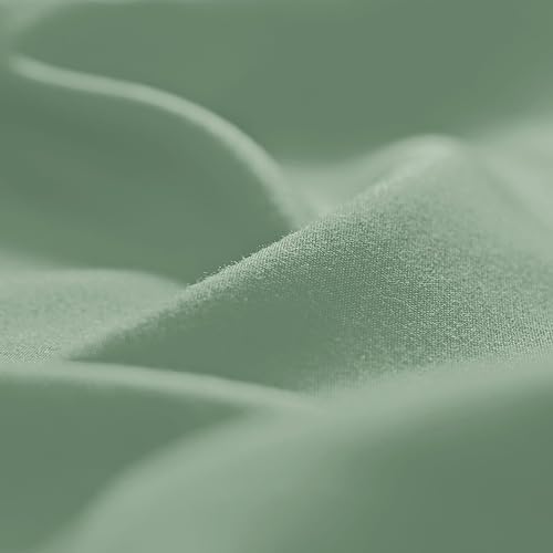 Miniatura 6 de CozyLux Juego de sábanas King de la serie 1800 de 4 piezas bordadas de microfibra de doble cepillado de 16 pulgadas, bolsillo profundo de 16