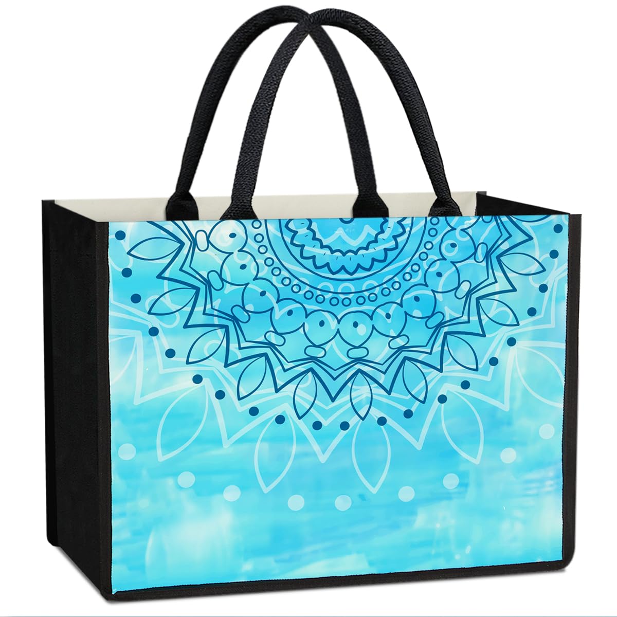 ltazhyi Boho Tote Bag Canvas Tote Bag For Women Beach Tote Bag Aesthetic Tote Bag Reusable Tote Bag For Travel Shopping