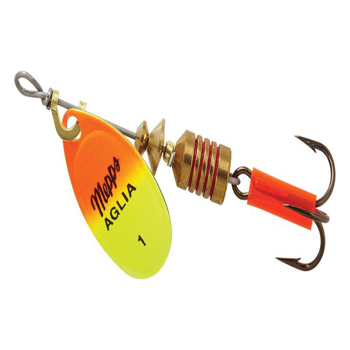 Amazon.com : Mepps Aglia Plain Treble Fishing Lure, 1/8-Ounce, Hot