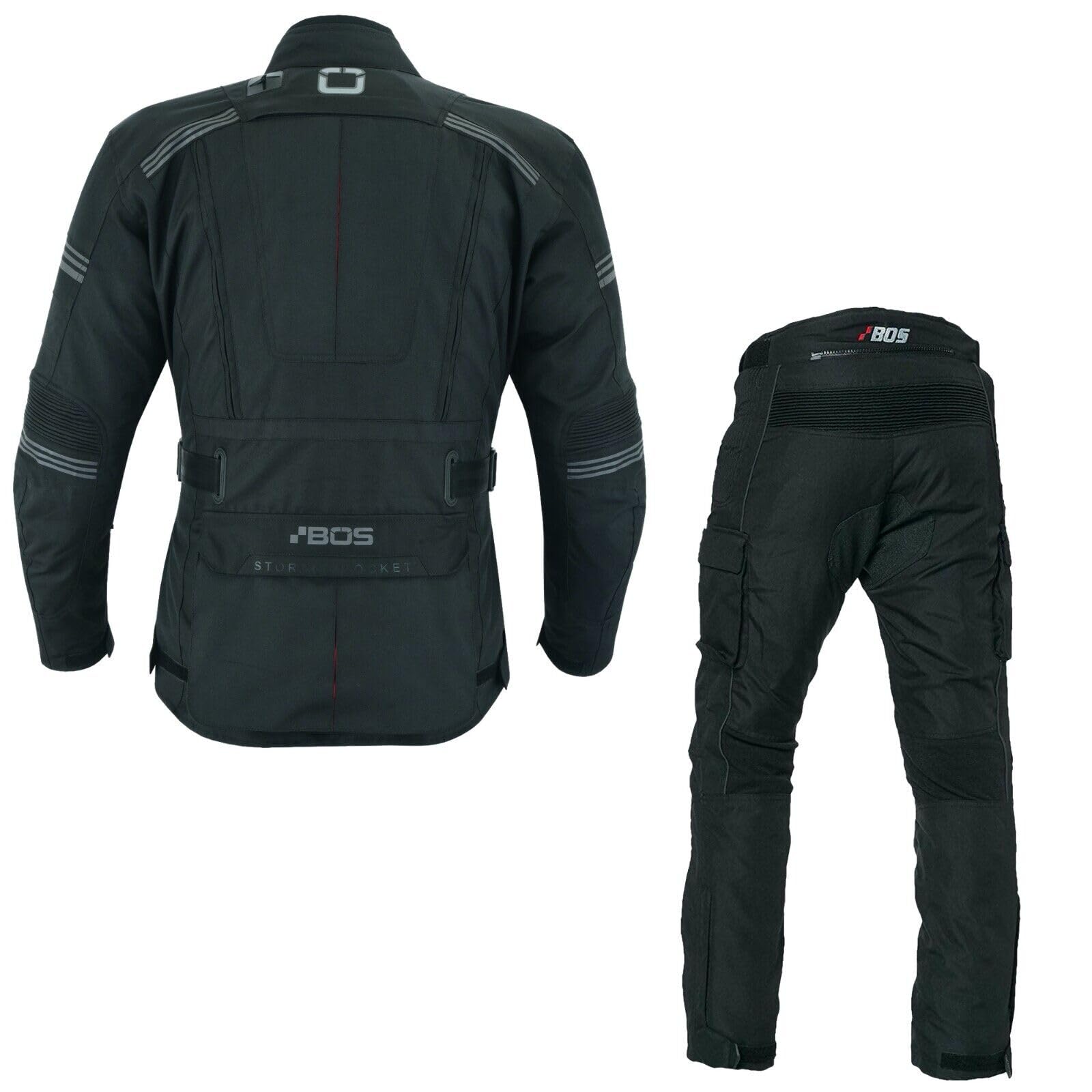 2-Teiler Motorradkombi Herren Cordura Textil Motorradjacke Motorradhose mit CE-Protektoren,Motorradkombi Biker Textil Anzug – Jacke & Hose – Wasserdicht, Winddicht, Atmungsaktiv