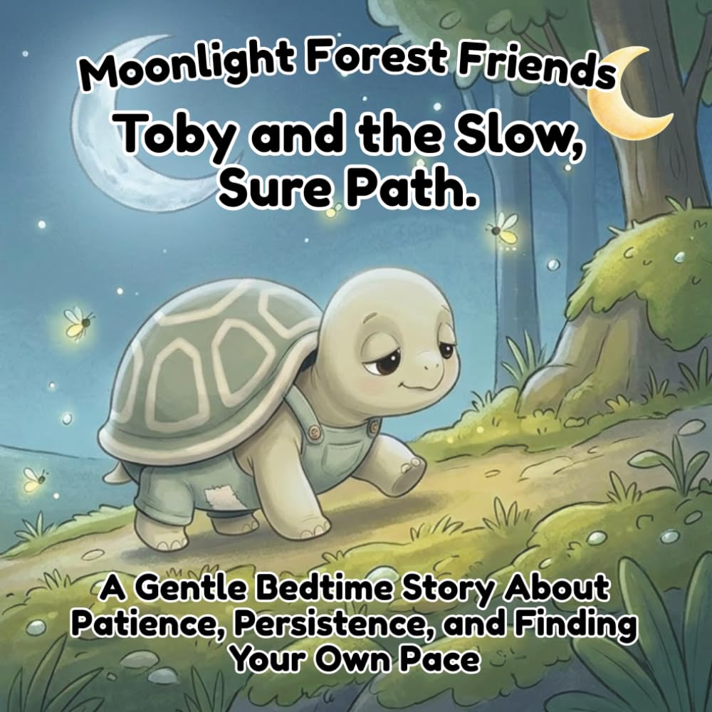 Toby and the Slow, Sure Path: A Gentle Bedtime Story About Patience, Persistence, and Finding Your Own Pace (Moonlight Forest Friends)