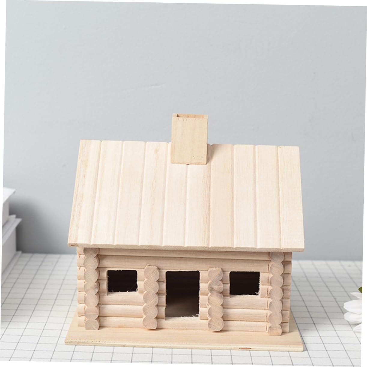 Maison des Oiseaux en Bois Fait Main à Large Entrée pour Canari Extérieur