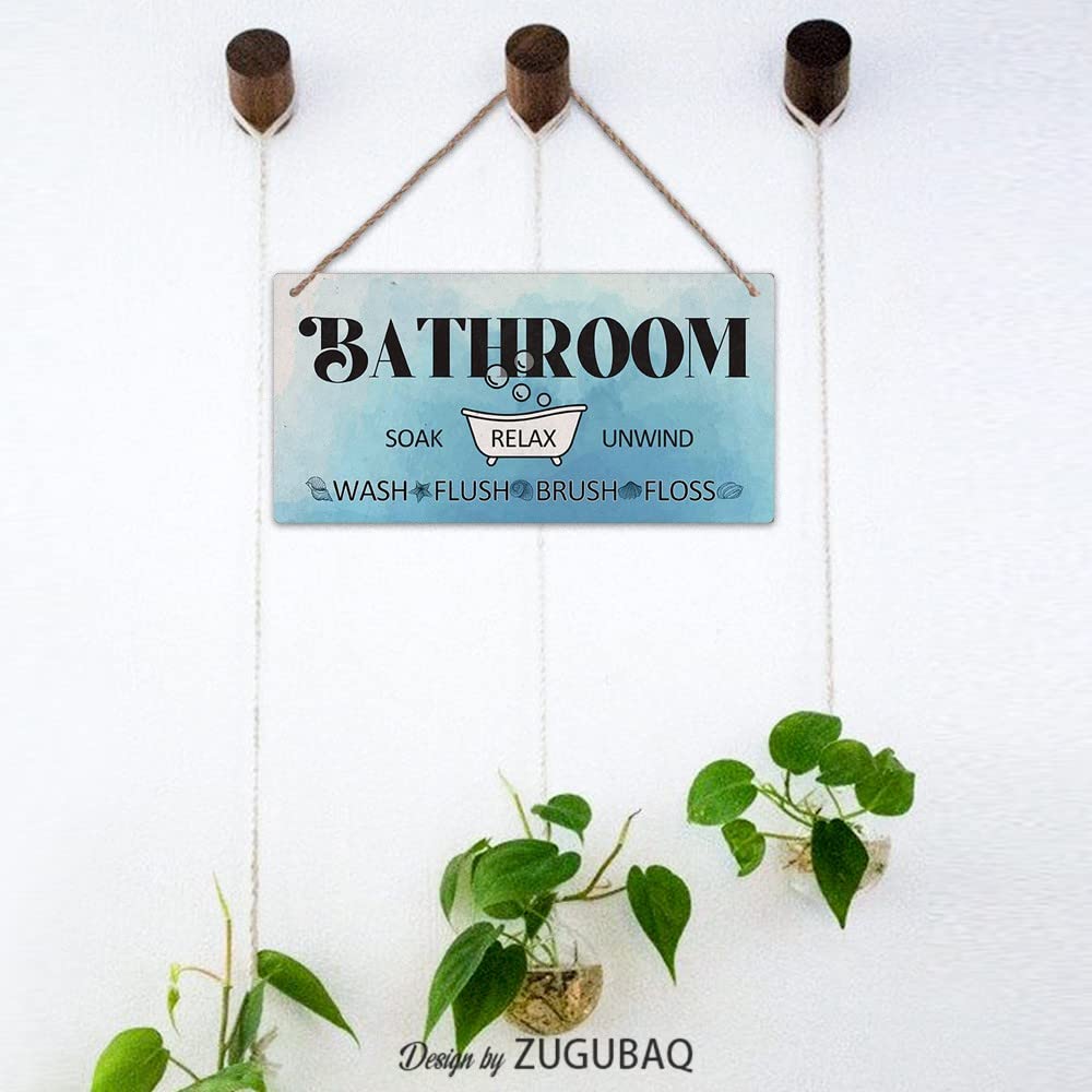 Wandschild „I Have No Control In Here“ – Lustiger Spruch Für Bad & WC – 15x30 Cm