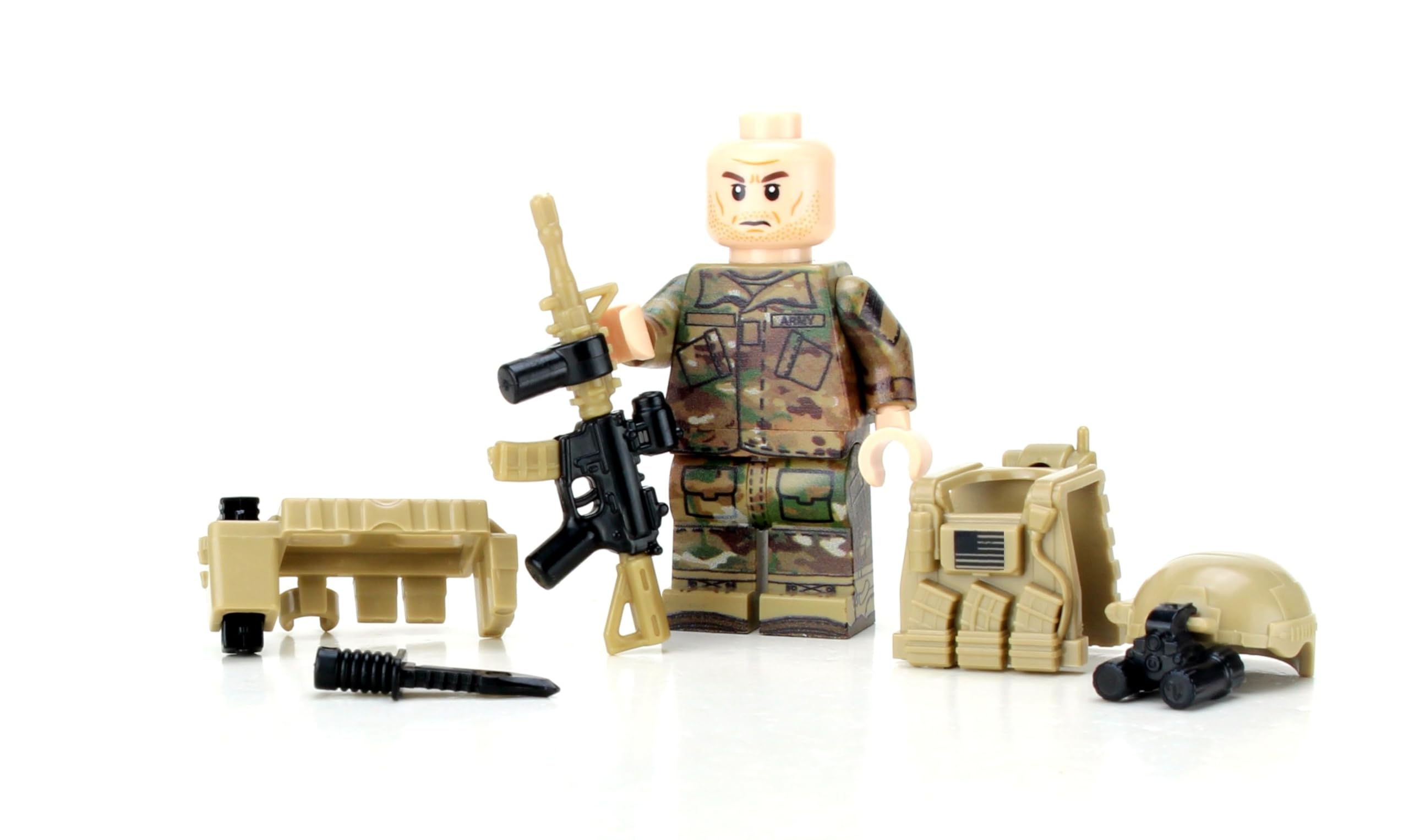 brickmania製アメリカ軍HUMVEEレンジャー部隊使用 brickmania製