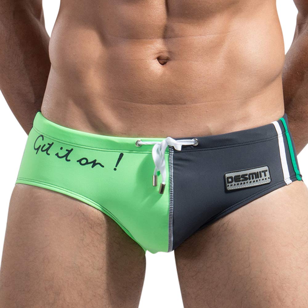 Hombre Bañador Calzoncillos Ropa de Baño Slips de Natación Bottoms para Nadar en Verano (Tipo 1 4 15 41 125 Tamaño Asiático)
