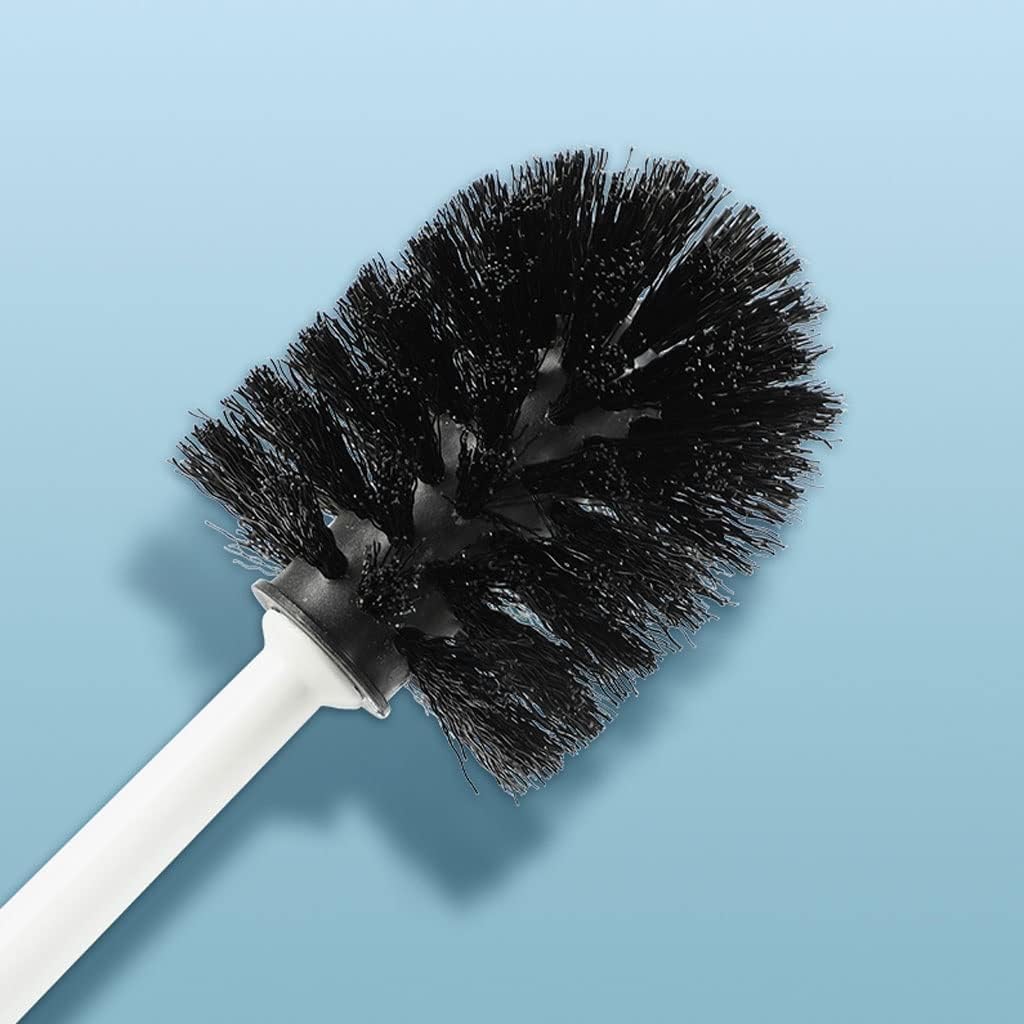 Toilet Cleaner Brush Toilet Brush and Holder, Toilet Brush Holder Set, Bathroom Toilet Bowl Cleaner Brush with Long Handle and Soft Bristles Brush for Bathroom