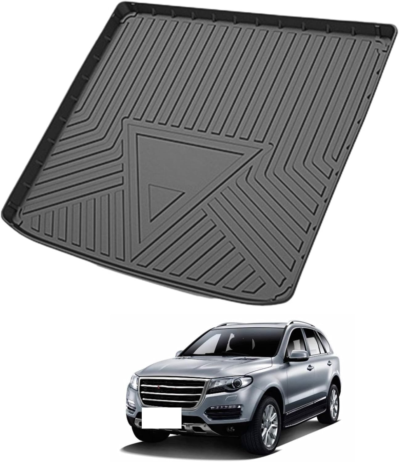 PLAKDFUU Bootmat for Haval H8 2015-2018 easyclean protector