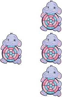 BESPORTBLE 4 Conjuntos De Bola Pegajosa Brinquedo Infantil Brinquedos Ao Ar Livre Brinquedos Magnéticos Placa De Dardo Animal Crianças Placa De Dardo Pegajosa Jogar Bola Esporte Jogo