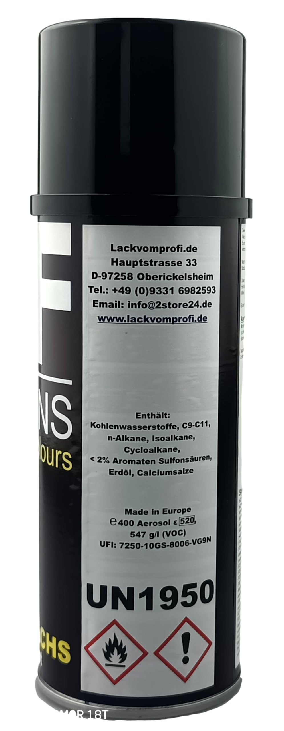 Alex Flittner Designs Cera protettiva trasparente – Premium protezione sottoscocca per auto, moto e parti metalliche, bomboletta spray 3 x 400 ml, protezione a lungo termine contro corrosione, umidità