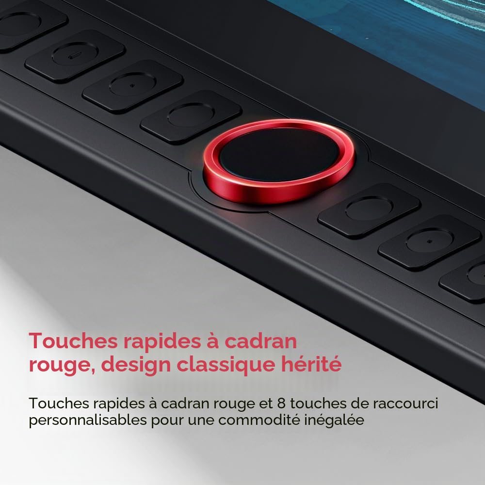 XPPen Tablette Graphique, Artist 15.6 Pro V2 (MD160FH) Tablette Graphique Dessin avec Écran,16K(16384) Niveaux de Pression, 8 Raccourcis Personalisables, Compatible avec Windows Android