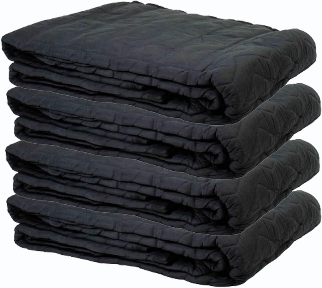 Mytee Products 4 Pack Large Sound Blanket 96" x 80" Black