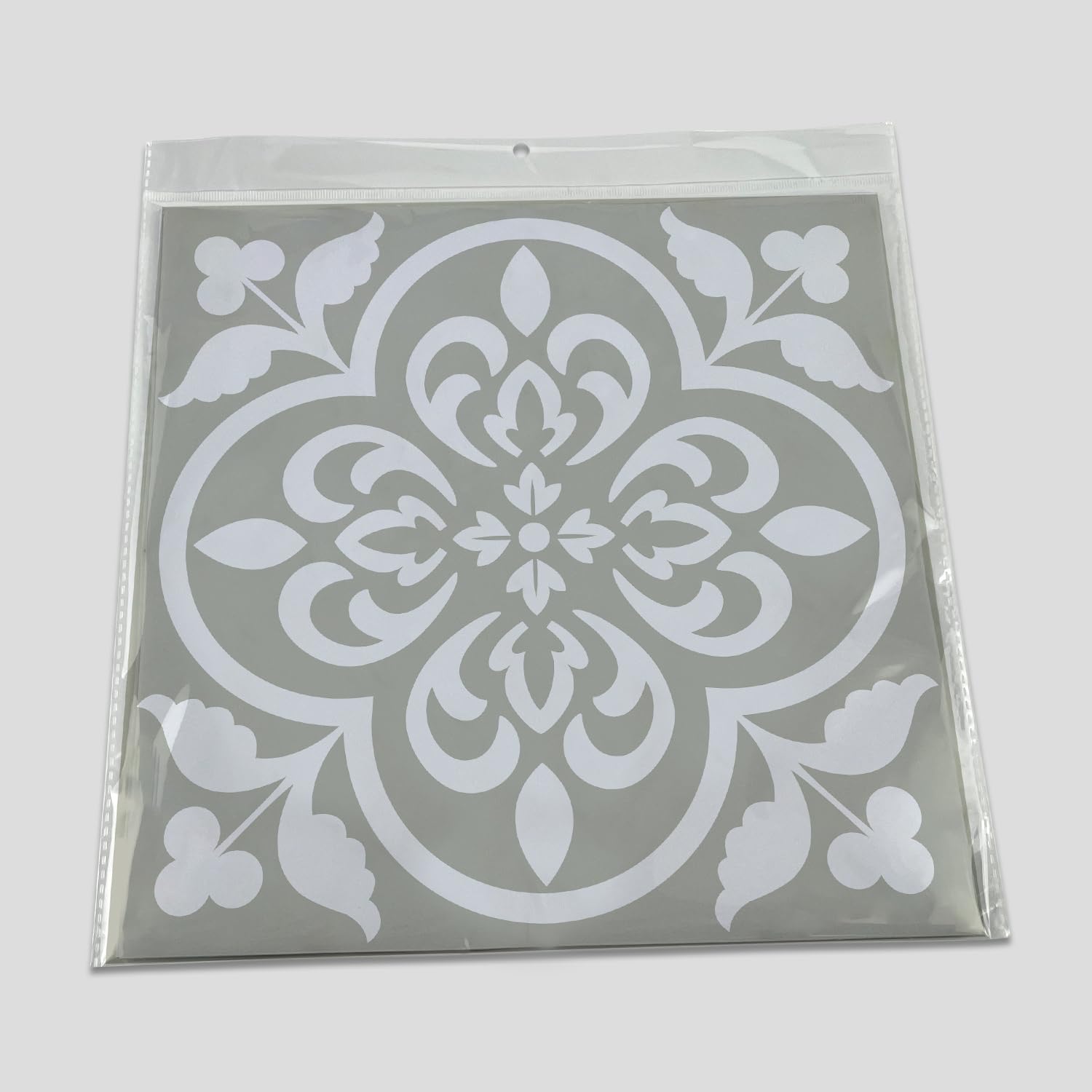 Alwayspon Pogrubiona winylowa naklejka na płytki podłogowe, odklej i przyklej, wodoodporna naklejka na płytki ścienne do kuchni, łazienki, 24 szt., 30 x 30 cm, T058