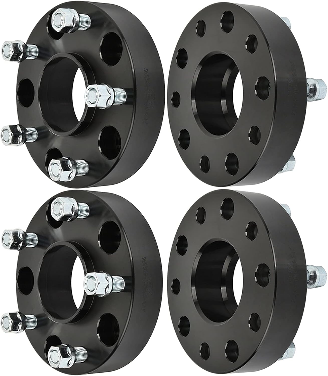 SCITOO 4Pcs Wheel Spacers 1.5 inch 5x5.5 Bore 77.8mm Studs 9/16 5 Lug Wheel Spacers Adapters Fit for for Ram 1500 for Dodge for Durango for Dodge Dakota Ram 1500