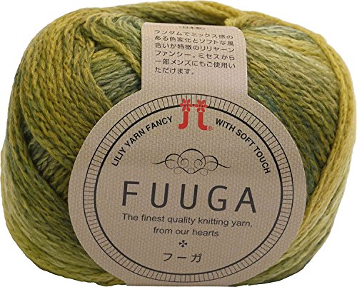 ハマナカ フーガ 毛糸 極太 col.12 黄緑 系 40g 約120m 10玉セット 0018