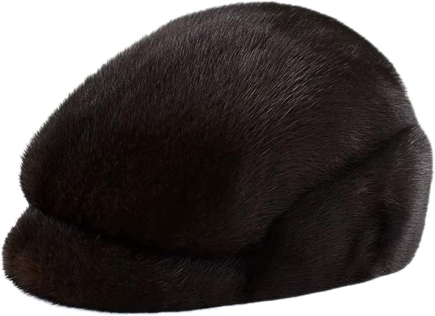 Russian Hat Winter Flat Cap Hat Unisex Warm Earflap Hat Hat for Men Women,Dad's Grandpa's Hat Household,Black-L