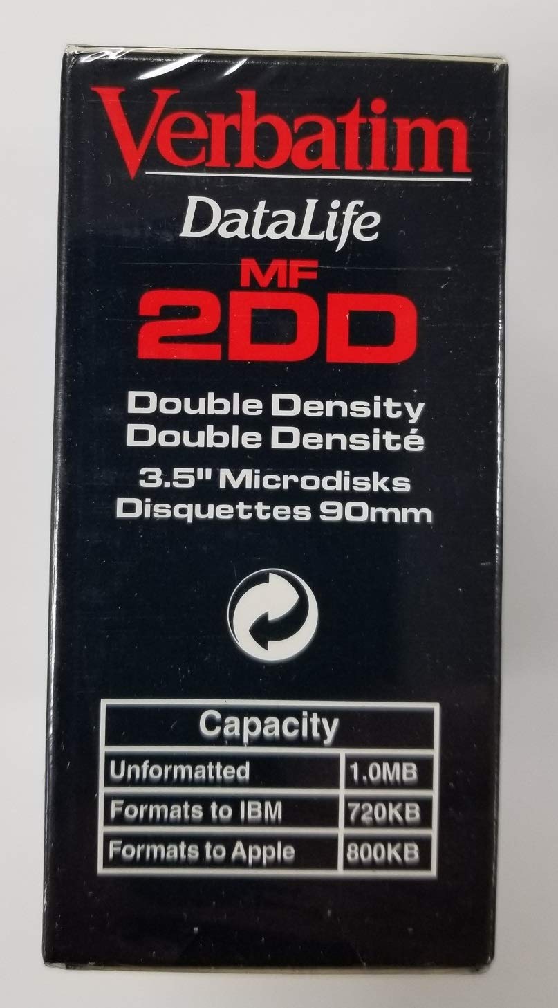 Verbatim DataLife 3.5" 2S/2D - 10 x disquette - 1 Mo - support de stockage