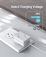 Vista 4 de Cargador de 15 V apto para aspiradora de mano inalámbrica Black and Decker Dustbuster AdvancedClean Pet Car - Funciona con HLVA325JP HLVA325JP tipo