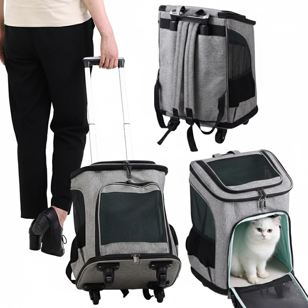 Amazon.co.jp: iimono117 ペットキャリー キャスター付き 2way