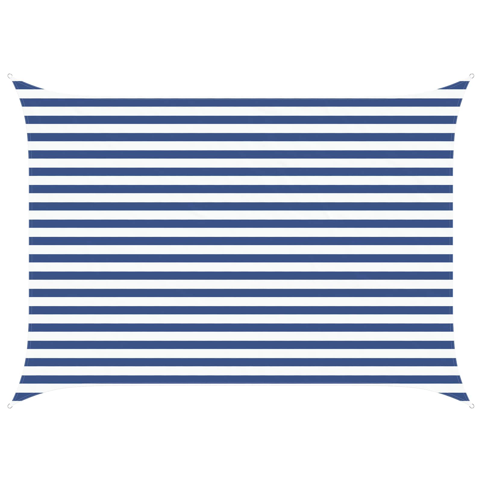 vidaXL Sun Shade Sail 3,5 x 2,5 m 100% Polyester Oxford Rectangular, Outdoor Shade, UV-Resistant, Rectangular Canopy, Polyester Cover, Modern Terrace, Water Resistant Poolside — image 1