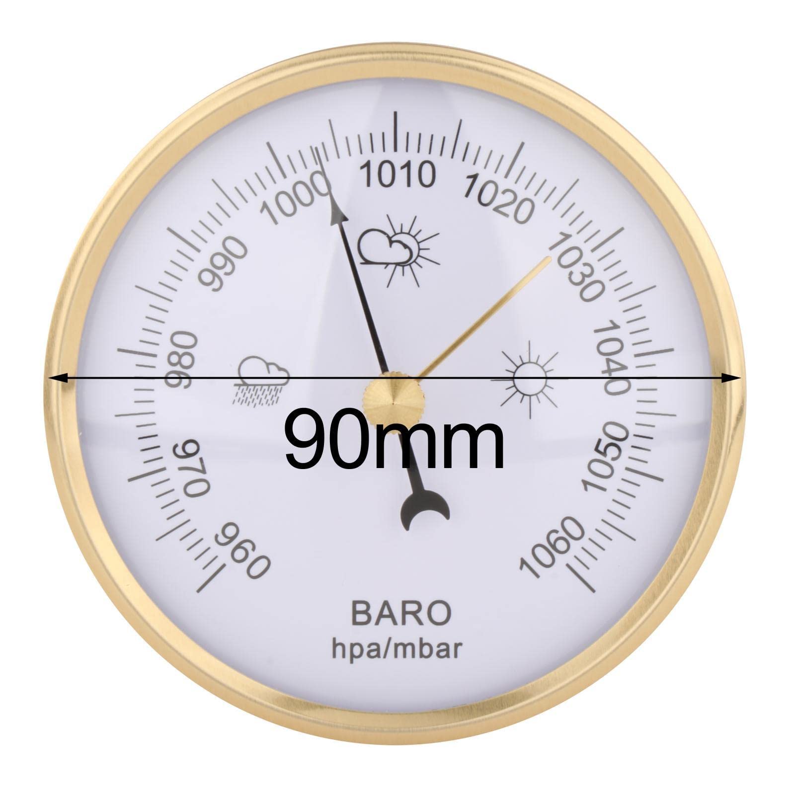 de dial de aleación, analógico, estación meteorológica de precisión en, mecánico para, sala de