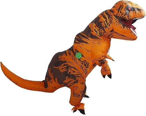 HURRISE Disfraz inflable de dinosaurio, disfraz de T Rex para Halloween