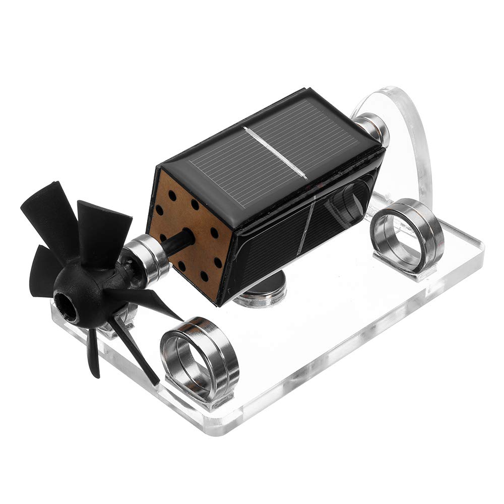 ■ドイツ製：磁気浮上メンドシノソーラーモーター（新品）ブラック Amazon | Mendocinoブラシレスモーターモデル 太陽磁気浮上水平電気
