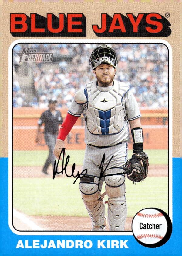 Amazon.com: 2024 Topps Heritage Baseball #186 Alejandro Kirk