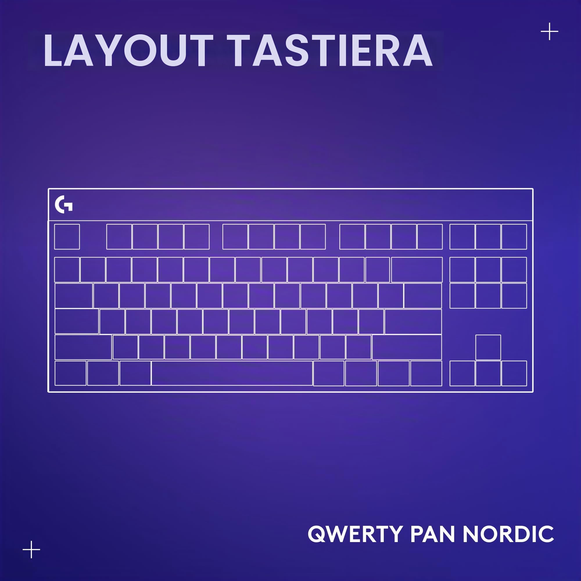 Logitech G G515 LIGHTSPEED TKL Tastiera gaming wireless a profilo ribassato